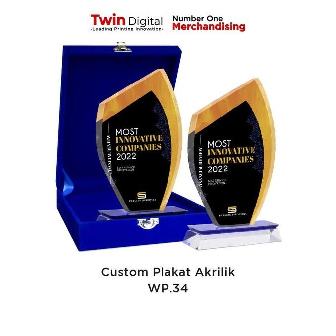 

Plakat Akrilik Premium Piagam Penghargaan Tropi Wisuda - Plakat WP.34 ea
