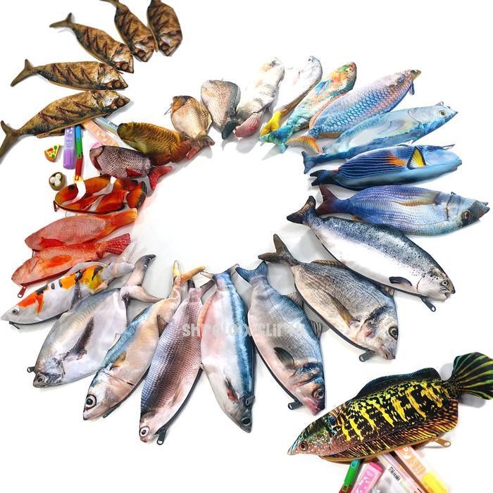 

Pouch Ikan Tempat Pensil Unik Bentuk Fish Untuk Alat Tulis Kado Gift Bisa Untuk Inner Pouch Tas Atau Tempat Make Up