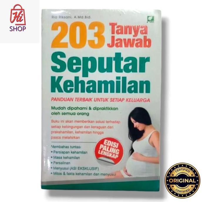 

Buku Original 203 Tanya Jawab Seputar Kehamilan / Hi.Shop HM