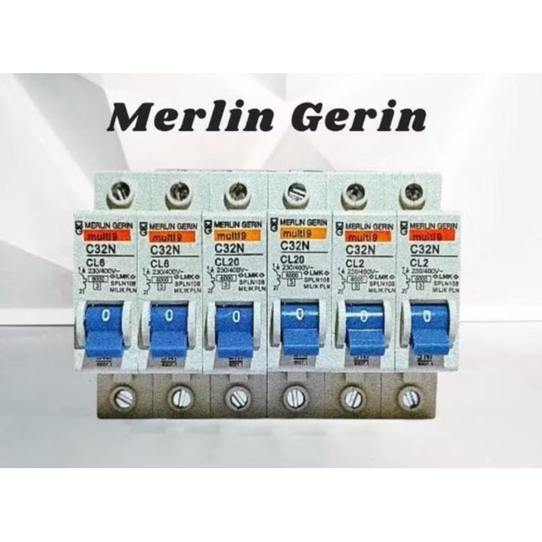 Mcb PLN merlin gerin 1phase   2A , 4A , 6A , 10A , 16A , 20A , 25A , 35A , 50A original.