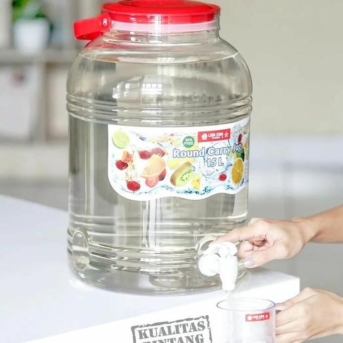 Sale Drink Jar Dispenser Galon 15 Liter Lion Star