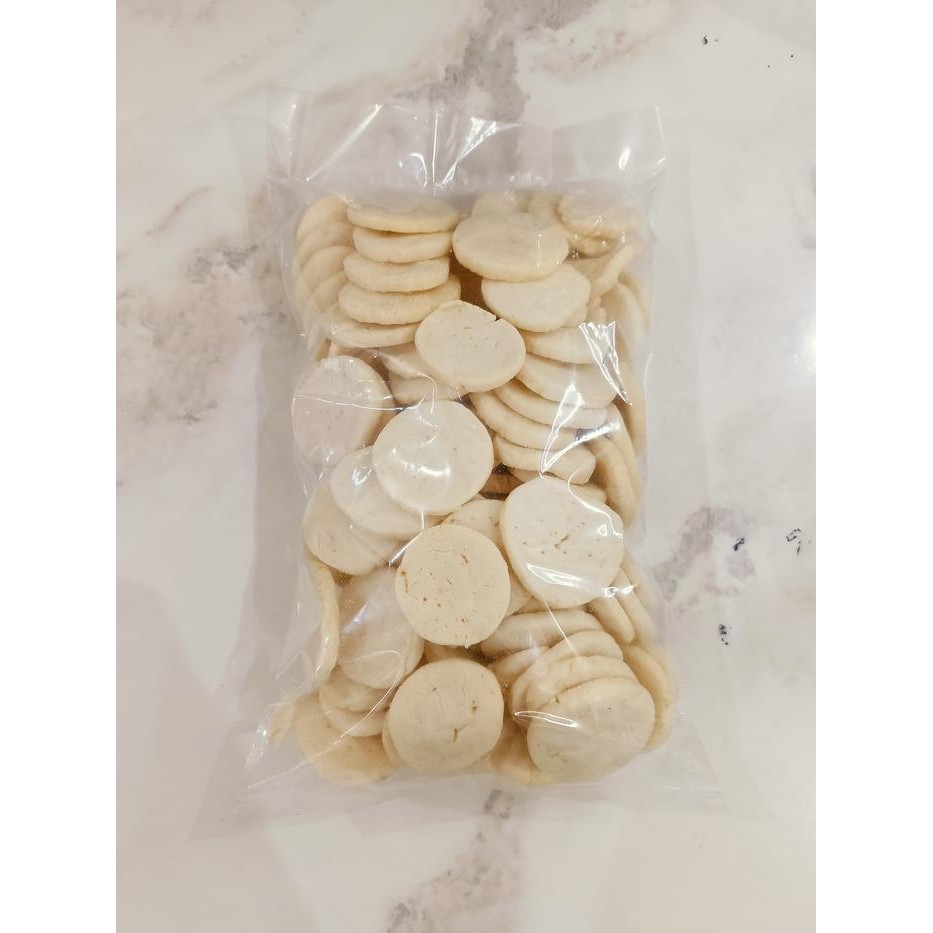 

Kemplang Kancing Ikan Tenggiri 500Gr Kerupuk Super Ikan Tenggiri Kempelang Ikan Krupuk Tenggiri 500Gr