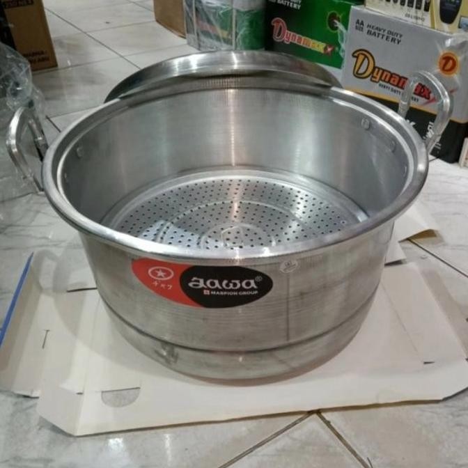 Maspion Panci Kukusan Dandang Ekonomi Jawa 36 Cm Aluminium HM