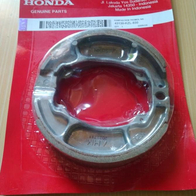 READY KAMPAS REM BELAKANG ORI VARIO 110 BEAT KARBU ORIGINAL HONDA
