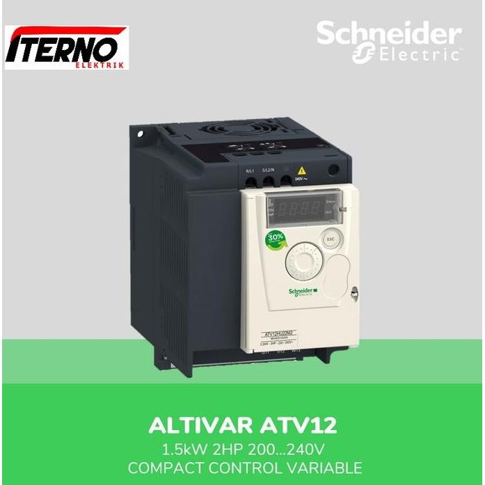 Schneider Inverter 1.5Kw 1P Atv12Hu15M2