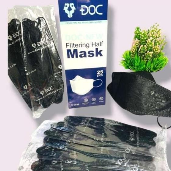 new  masker kf94 segel pabrikan masker Doc FFP2 4Ply isi 25 pcs earloop ori