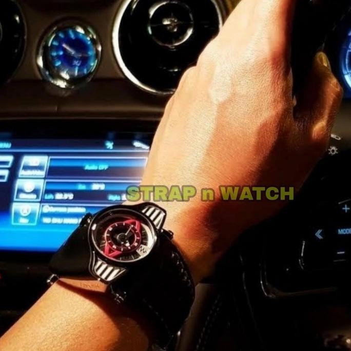 new  Jam Tangan Pria Wanita Azimuth GT Swiss Kulit Leather Strap Limited