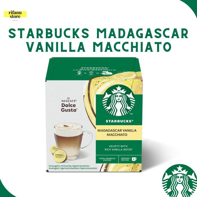 

Nescafe Dolce Gusto Starbucks Madagascar Vanilla Macchiato Capsule 1 Box original