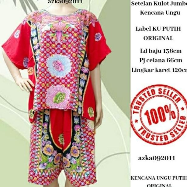 baru SETELAN KULOT 3L KENCANA UNGU PRABU.H