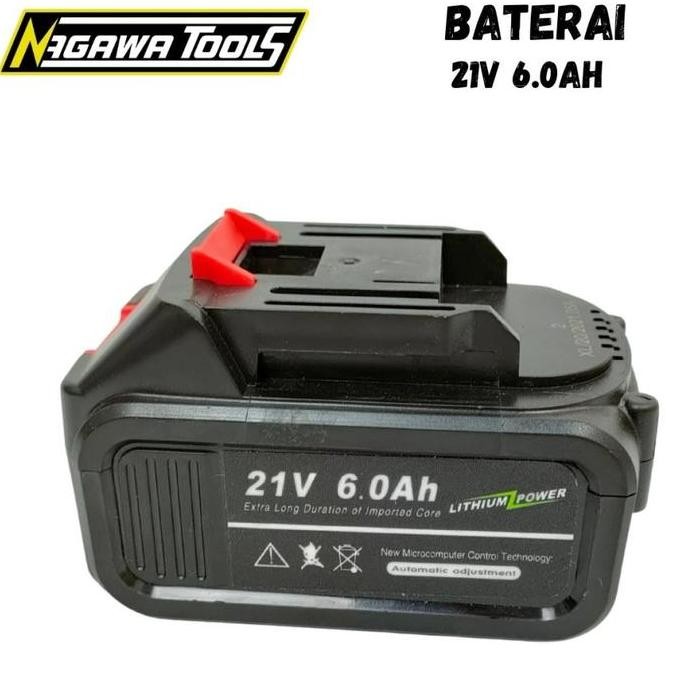 NAGAWA BATERAI BATTERY 6.0AH CORDLESS 21V murah