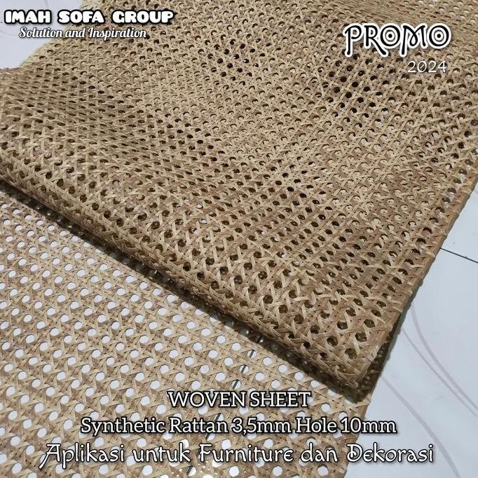 Anyaman Rotan Sintetis Lembaran Promo murah