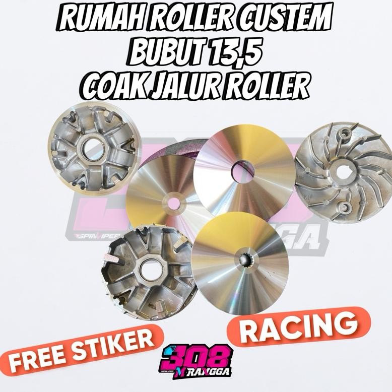 All MATIC RUMAH  ROLLER CUSTEM RACING 13,5DRAJAT +COAK YM RACING | CVT (Beat/Mio/Vario/Scoopy/Adv/Fi
