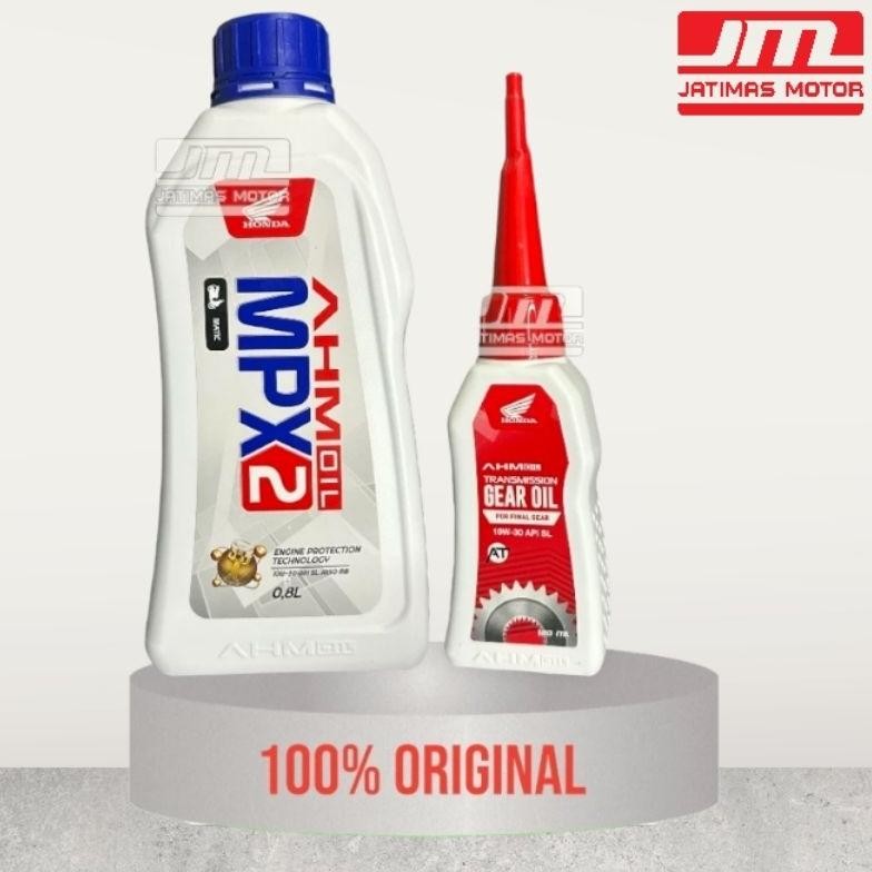 Paket oli MPX 2 0,8L & oli gardan beat spacy scoopy vario 110 125 150