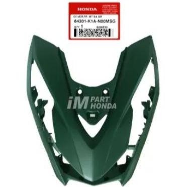 64301-K1A-N00MSG Cover Front Panel Tameng Lampu Depan Beat LED K1A Deluxe Green Hijau Doff