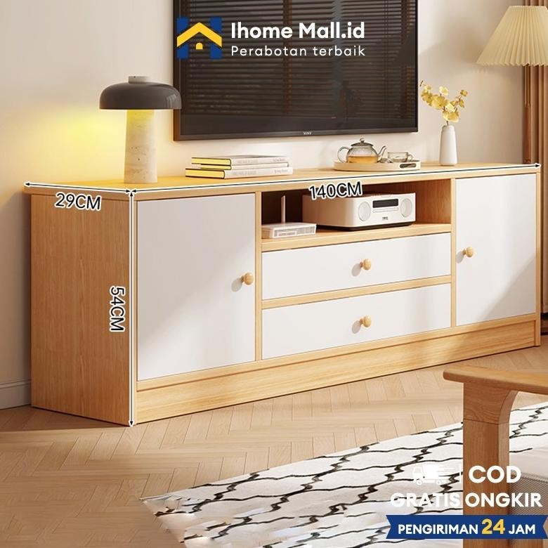 Meja TV Minimalis Rak TV Minimalis Modern Lemari TV Bufet TV Minimalis Kayu Modern