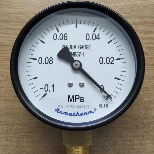 Baru Up' Vacum Gauge / Vacuum Gauge -0,1Mpa / Vacum Gauge 4" -0,1Mpa