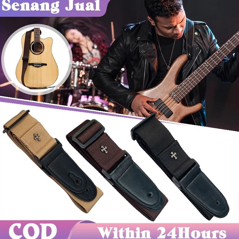 85cm Hingga 140 Cm Strap Gitar Akustik Strap Gitar Listrik Strap Gitar Elektrik Strap Gitar Bass Str