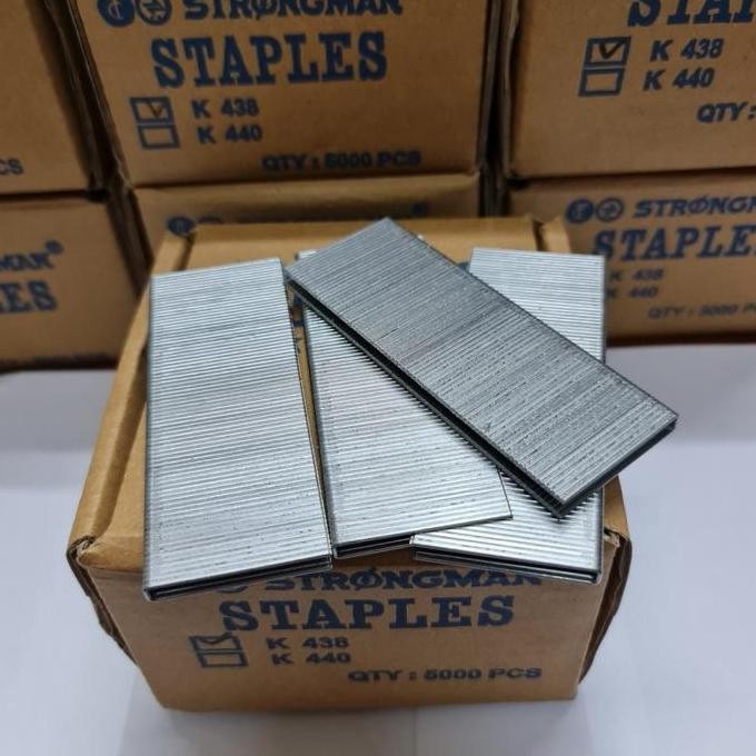 

Promo Staples (U) K 438 Strongman paku staples strongman 438K COD