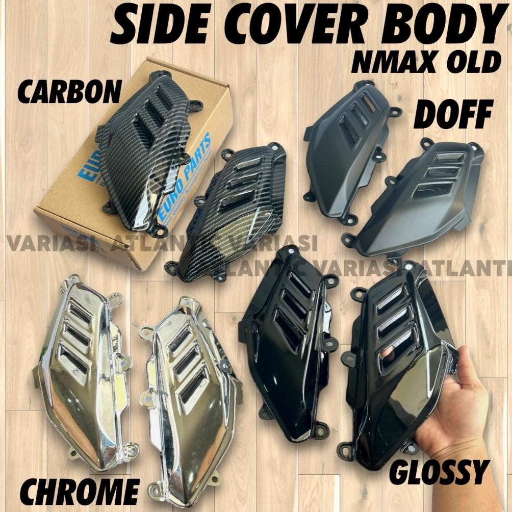 Kekinian TUTUP PIJAKAN KAKI SAMPING NMAX OLD 2015 - 2019 SIDE SIRIP HIU SET KANAN KIRI UNIVERSAL EUR
