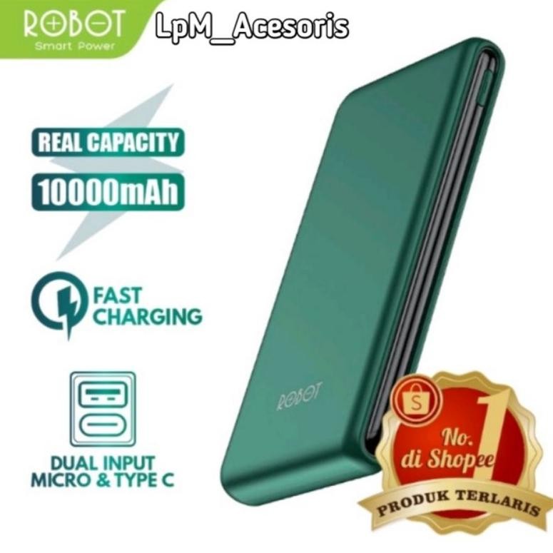 Cod Powerbank Robot Rt 180S Ori 100% 10000Mah Ni-22