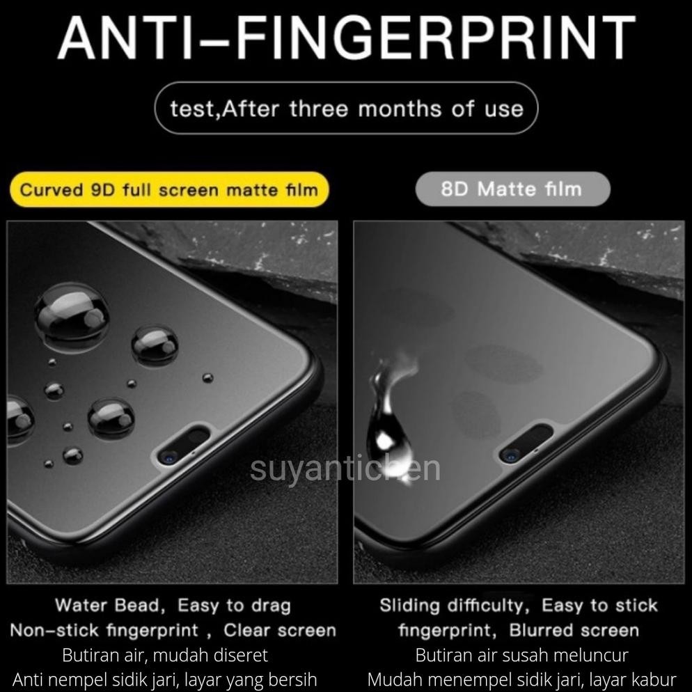 Fue-K5X20 Tempered Glass Anti Spy Matte Xiaomi Redmi Note 8 Note 8 Pro Note 9 Note 9 Pro Note 10 Not