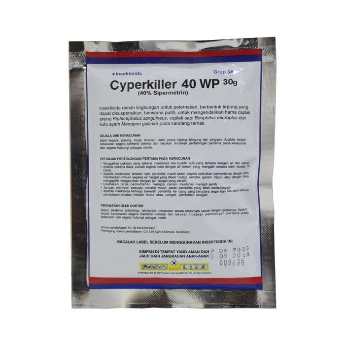 Cyperkiller 25wp pembasmi serangga Ori