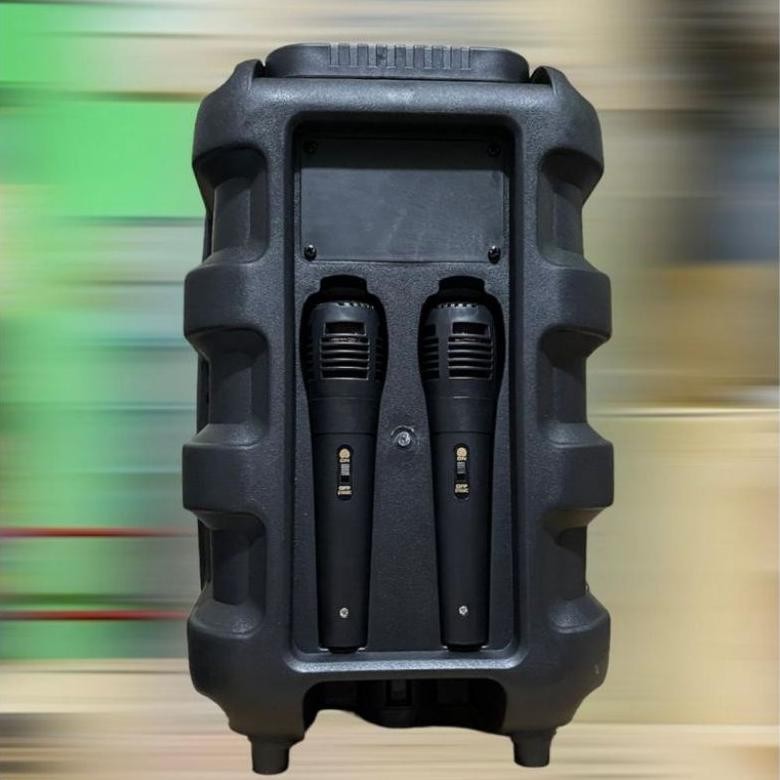Viral Speaker Bluetooth Portable Sqrs 888Max Ukuran 9 Inci Speaker Karaoke Kotak Musik Ex45