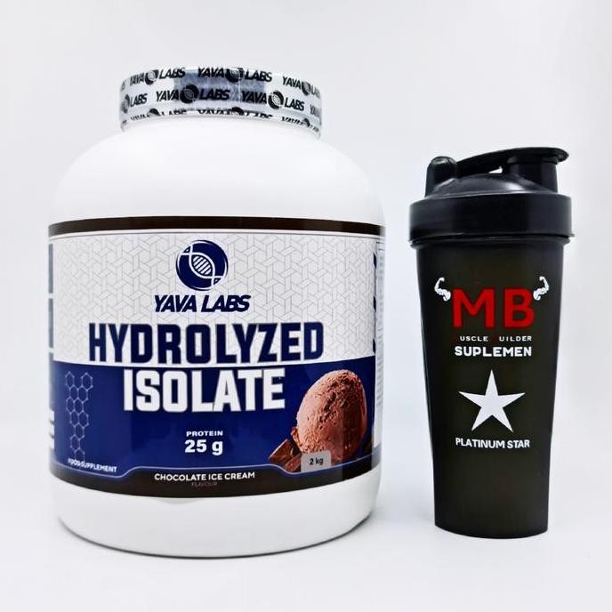 [mochstore] Hydrolyzed Isolate Yava Labs 2 kg 4,4 lbs Whey Protein YavaLabs 2kg 5 4.4 lb EVL ANS N I