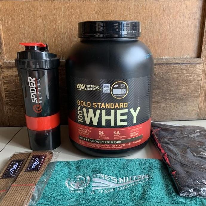 [mochstore] Susu whey protein 5lbs suplemen fitness gym proteinshake