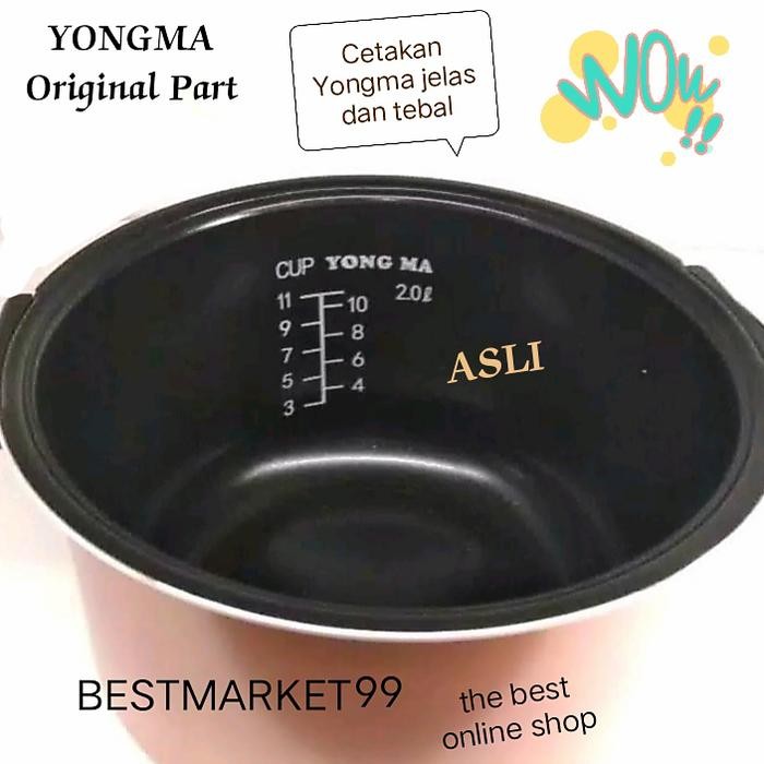 PANCI TEFLON INNER POT MAGIC COM YONG MA 2 LITER WING YONGMA