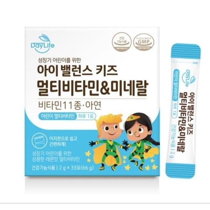 Daylife Multivitamin Mineral Zinc Anak Vitamin Korea