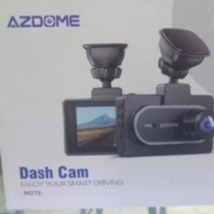 Azdome M27s Dual Camera Dashcam GPS WiFi Dash Cam Mobil M27s - M27s, No Memory