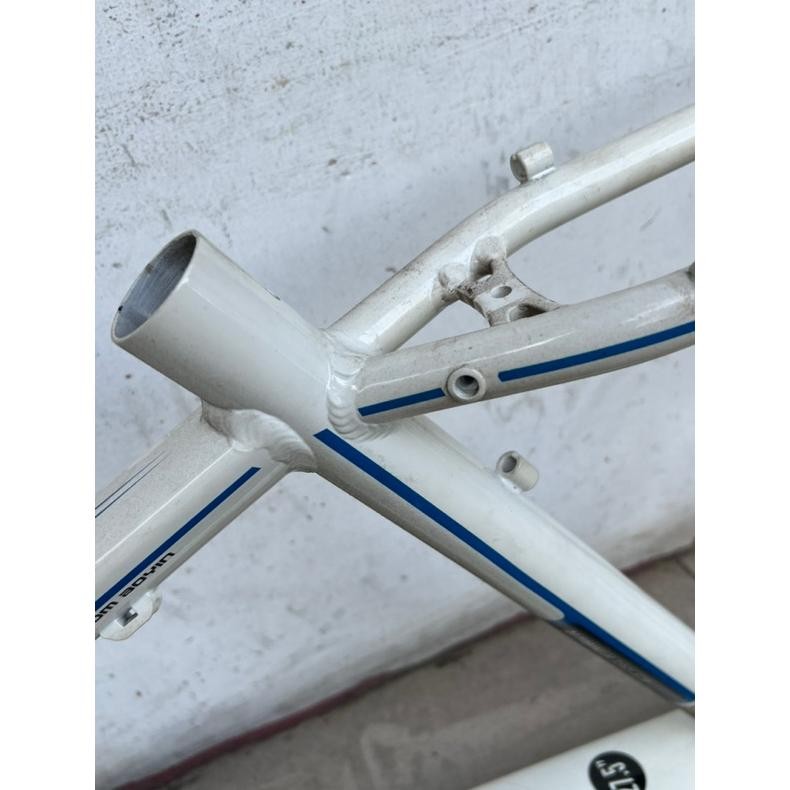 Part Sepeda Frame Mtb Aluminium 27.5 Sepeda Gunung Discbrake Original Boyin Putih Disc Cakram Qr All