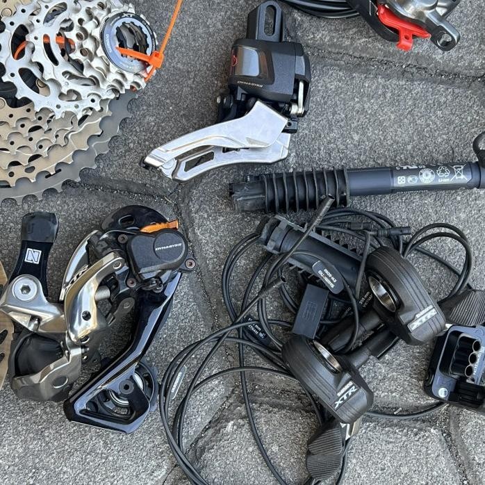 Part Sepeda Groupset Shimano Xtr Di2 M9050 M9020 Double Crank 2X11 Speed Group Set