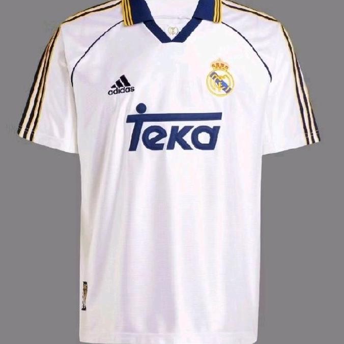 TERLARIS - JERSEY BOLA RETRO REAL MADRID HOME REISSUE ORIGINAL