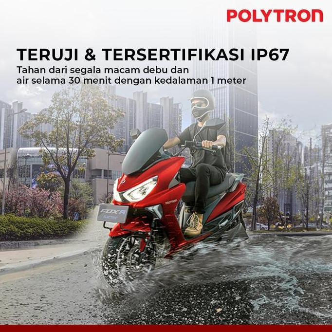 (newstore) SUBSIDI POLYTRON Fox R Sepeda Motor Listrik