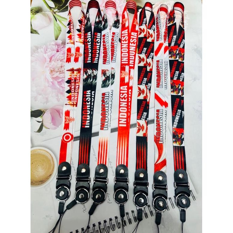 

Re27 Tali Lanyard / Gantungan Gambar Garuda Kemerdekaan Indonesia Tali Serbaguna Universal Merdeka