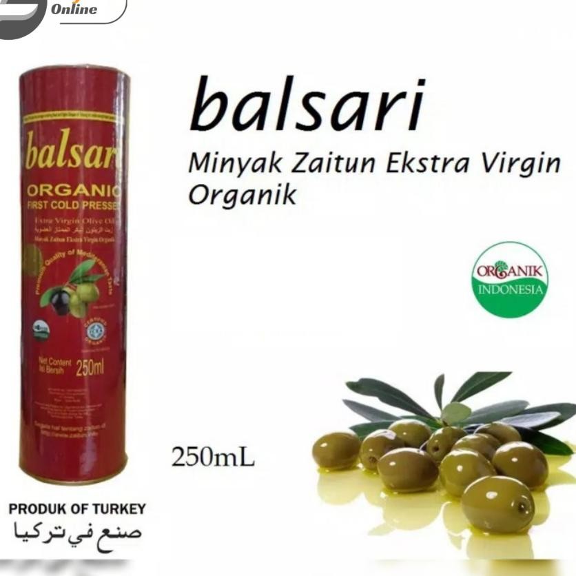 

Balsari Minyak Zaitun Extra Virgin Organik 250Ml Bersertifikat
