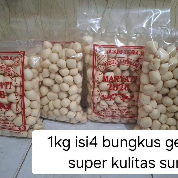 

SEDIA! paket 1kg isi 4bungkus Getas Bangka super premium ,(super super mantap) rasa ikan tenggiri, Ori!!