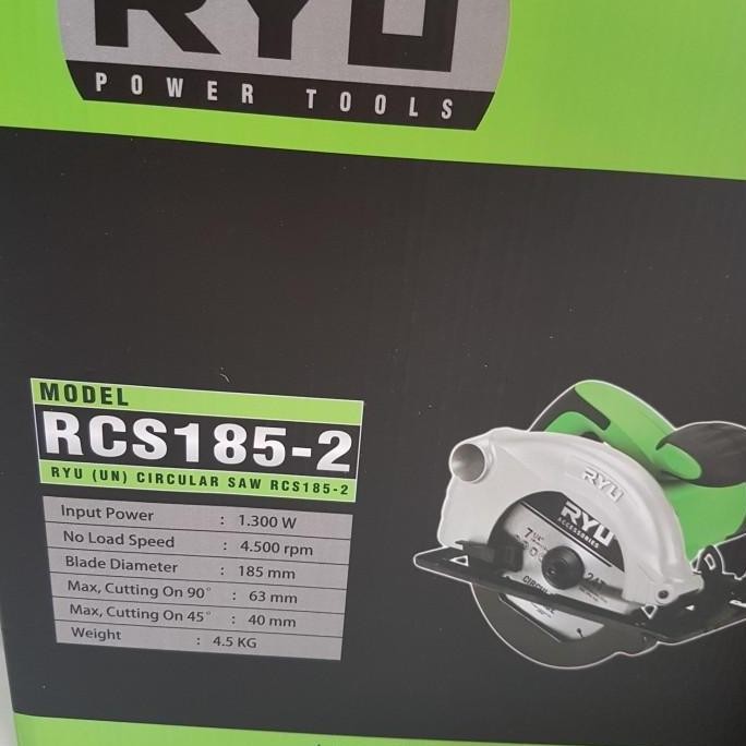 Ryu Rcs 185-2 Mesin Potong Kayu Rcs185-2 Gergaji Circular Saw Circle7" Kualitas Terbaik Harga Termur