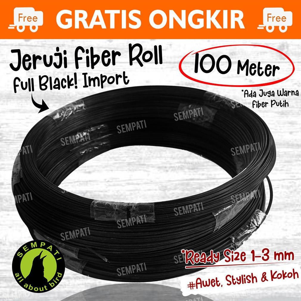 SEMPATI Ruji Jeruji Fiber Roll Gulung Ruji Sangkar Kandang Burung Murai Lovebird Kenari Kotak Kacer 