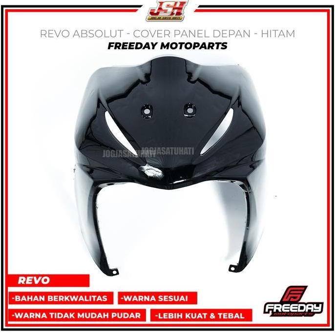 Cover Panel Tameng Pelindung Rangka Depan Hitam Honda Revo Absolute Kualitas Terbaik Harga Termurah