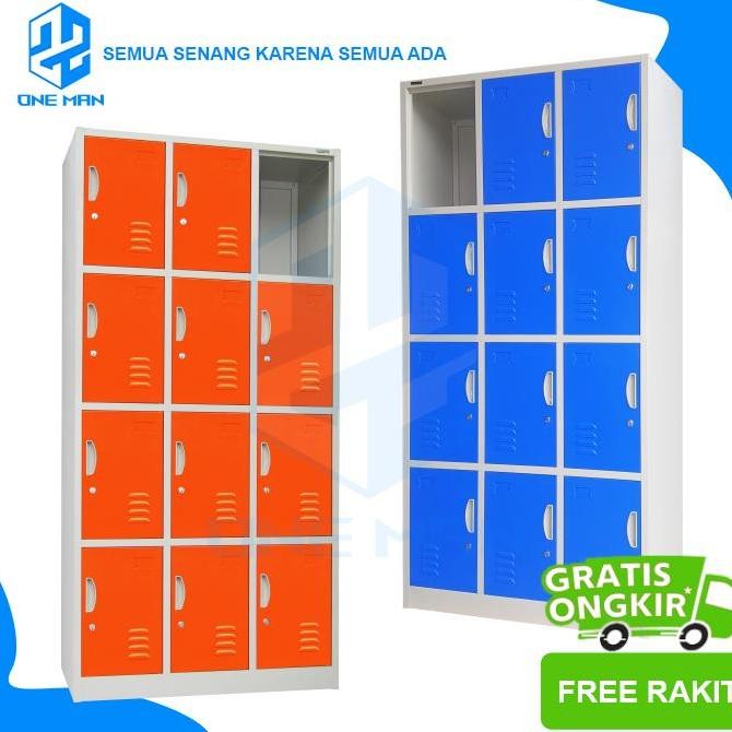 TERLARIS - Lemari Loker Besi 12 Pintu Kozure KL12
