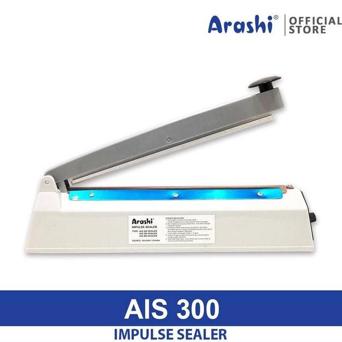 Impulse Sealer Arashi Ais-300 Sealer Plastik 30 Cm