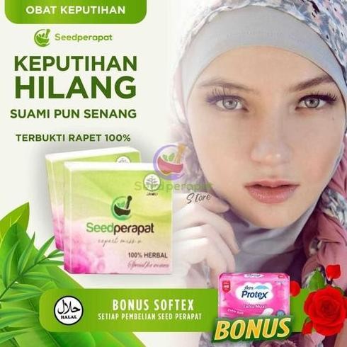 Seed Perapat Obat Keputihan Isi 6 | Penyempit Vagina Herbal Original 100% DiM