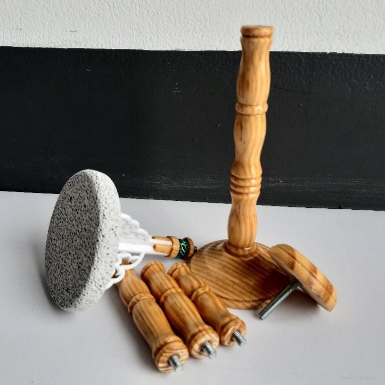 tangkringan sangkar burung branjangan bongkar pasang/knock down akrilik + batu by Den's DiM