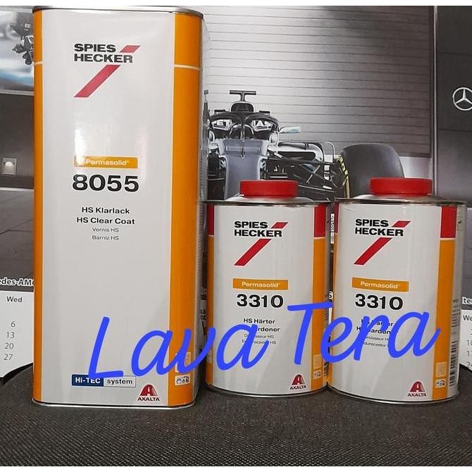 Spies Hecker Clear Coat Hs 8055 Uk 5L + Hardener 3310 2Ltr