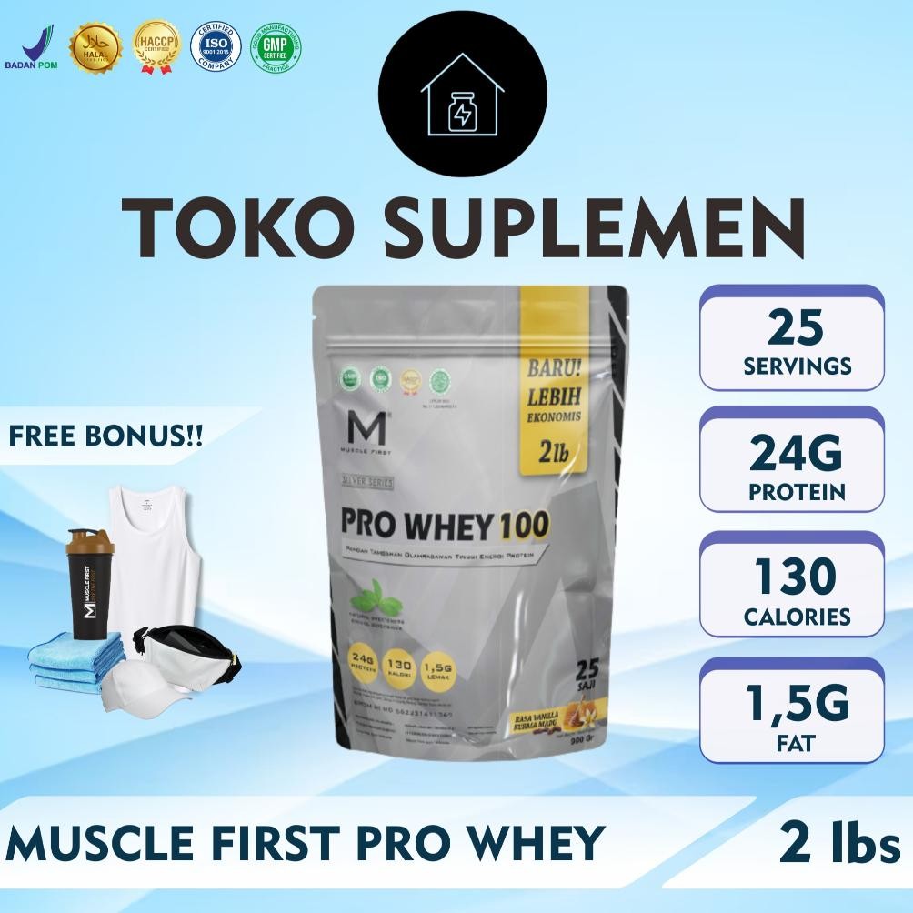 MUSCLE FIRST M1 PRO WHEY 2LBS - WHEY PROTEIN 100% Whey Protein MuscleFirst M1 ProWhey Concentrate Is