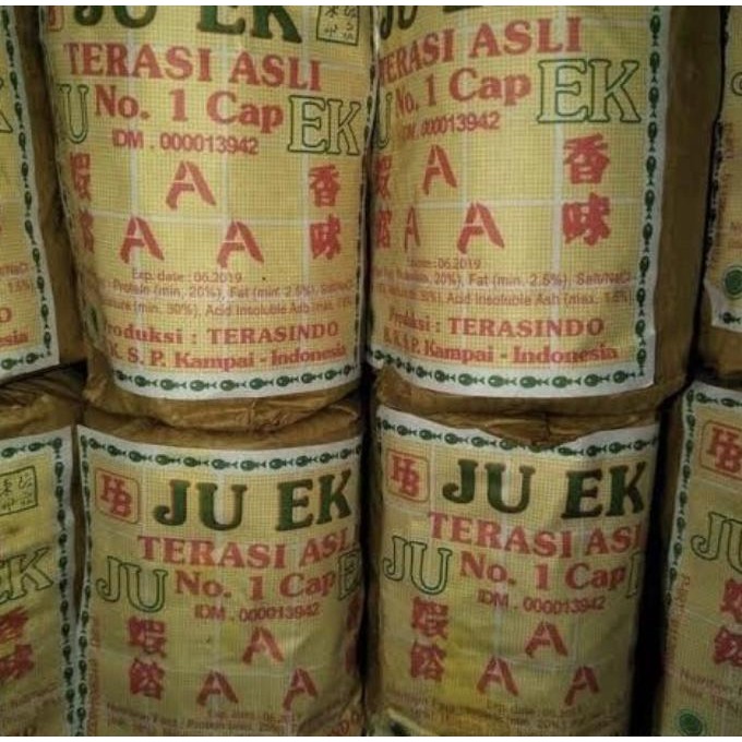 

Terasi Juek Udang Asli Cap Aaa 80 Buah Dus / Terasi Udang Karton