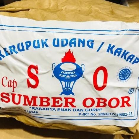 

Kerupuk Udang Kakap Obor Super 5Kg / Kerupuk Udang Kerupuk Ikan 1 Bal